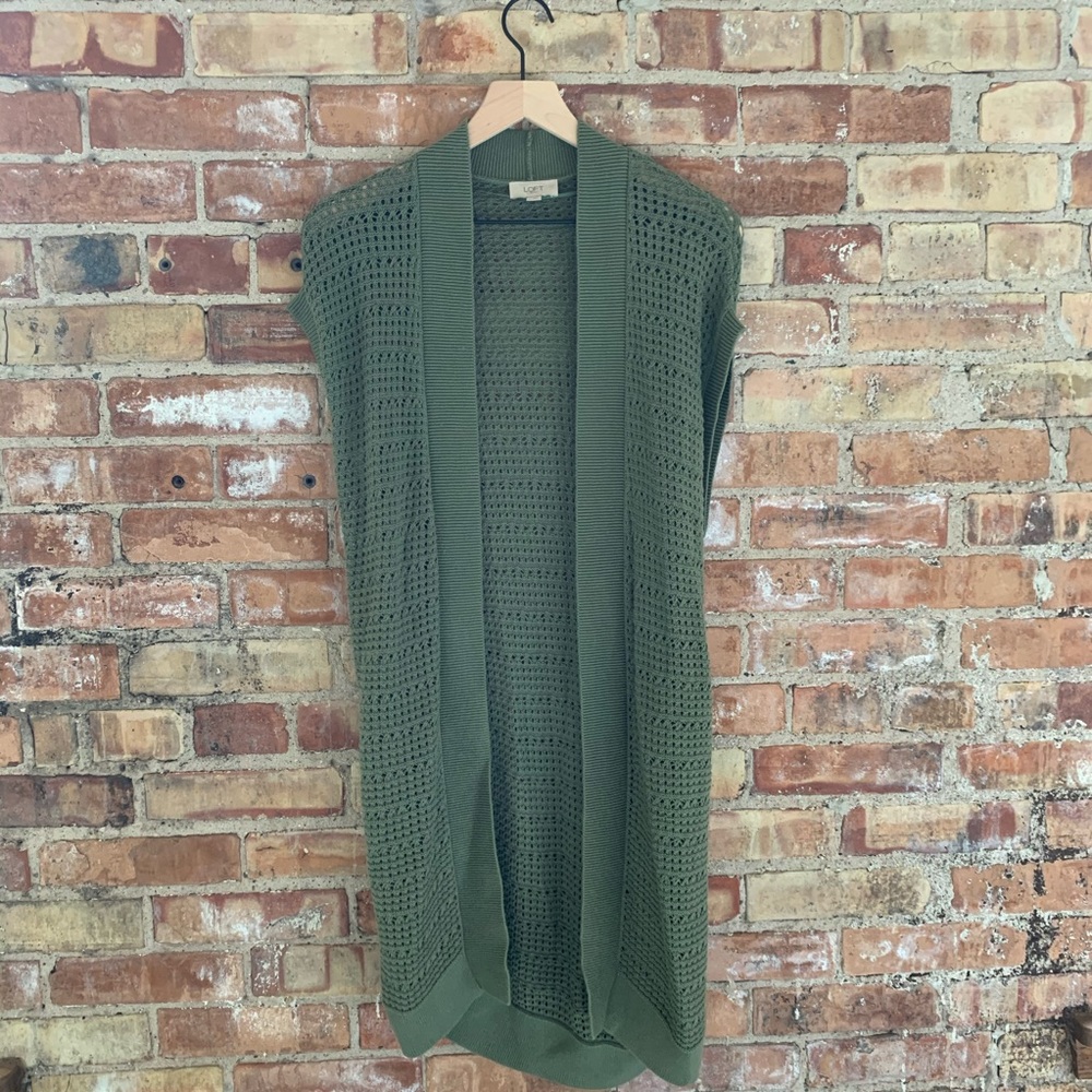 LOFT Outlet Tunic length Shrug, size M